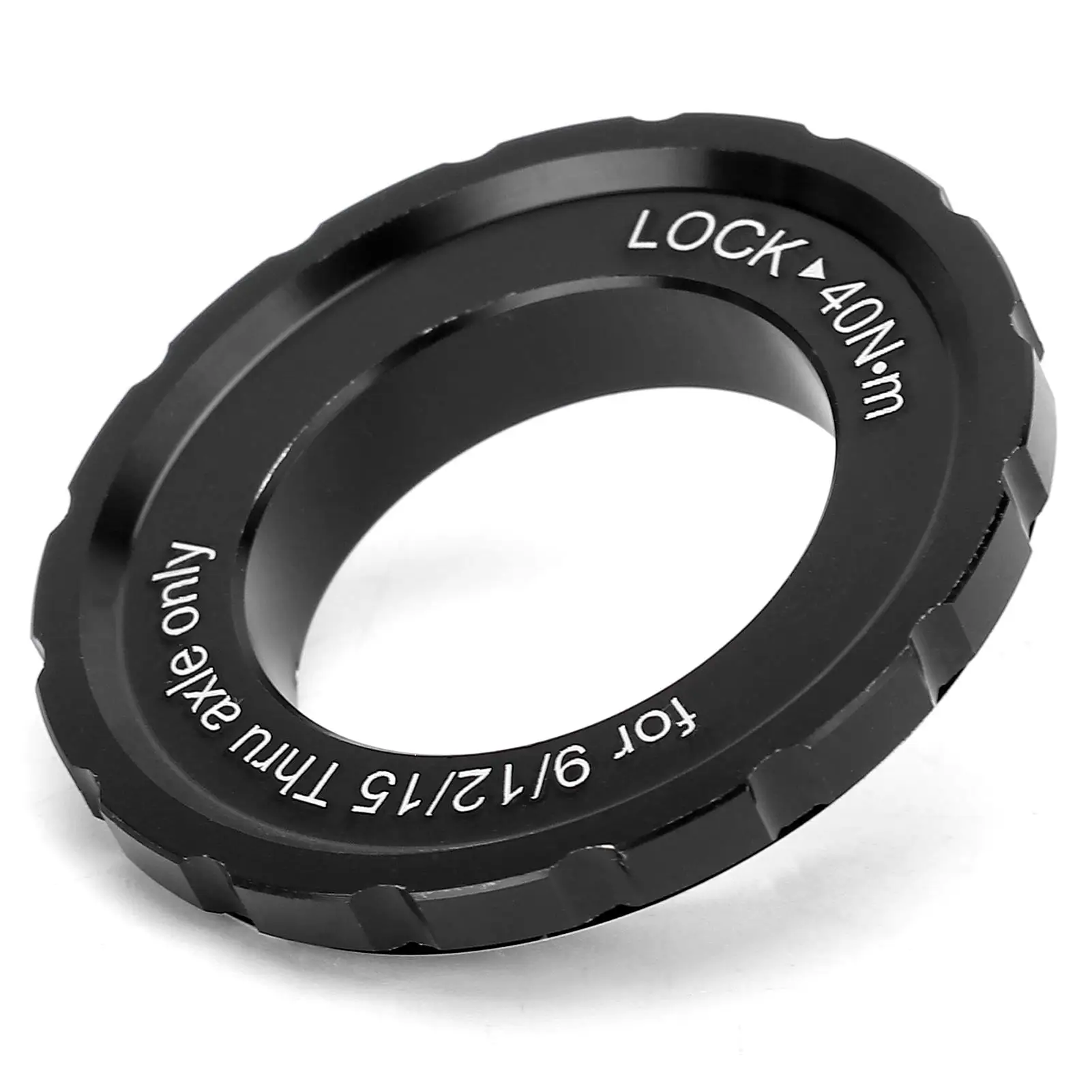 MTB Center Lock Disc Brake Hub Rotor Lockring - Front/Rear Axle Cover Ring Accessories 9/12/15/20mm