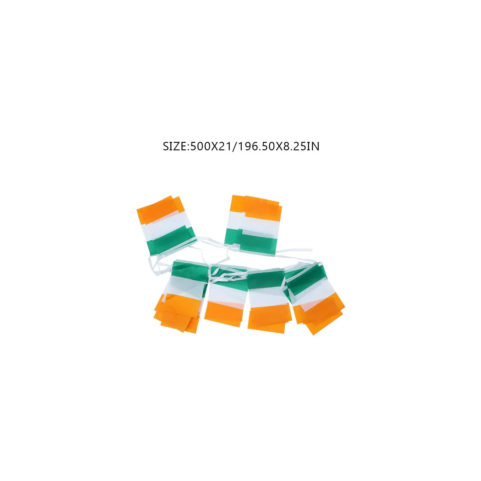 

Ireland Flag 20Pieces St Patrick Day Decorations Party Bunting Hanging Banner Festive Garden Northern Ireland Flag Home