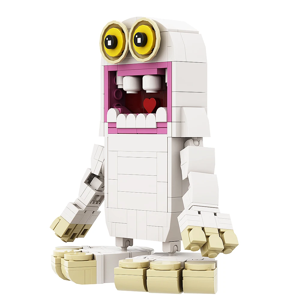 

Gobricks Game Characters My Singing Monsters Brickheadzs Building Blocks Horror Scary Monsters Concert Furcorn Kids Bricks Toys