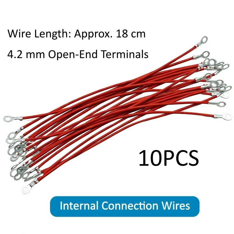 10pcs 18cm Internal Connection Cable High-Temperature-Resistant Terminal Wire for Electric Cooker Oven Electric Kettle