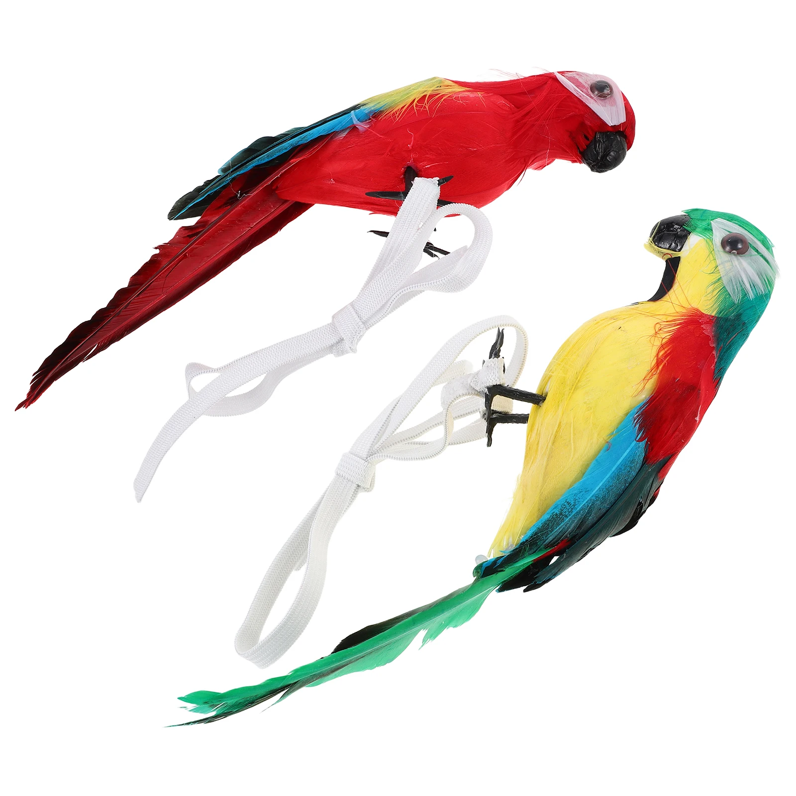 

Décor Simulation Parrot Artificial Fake Feathered Bird Lawn Shoulder Pirate Animal Bird Garden Props Decoration Ornaments