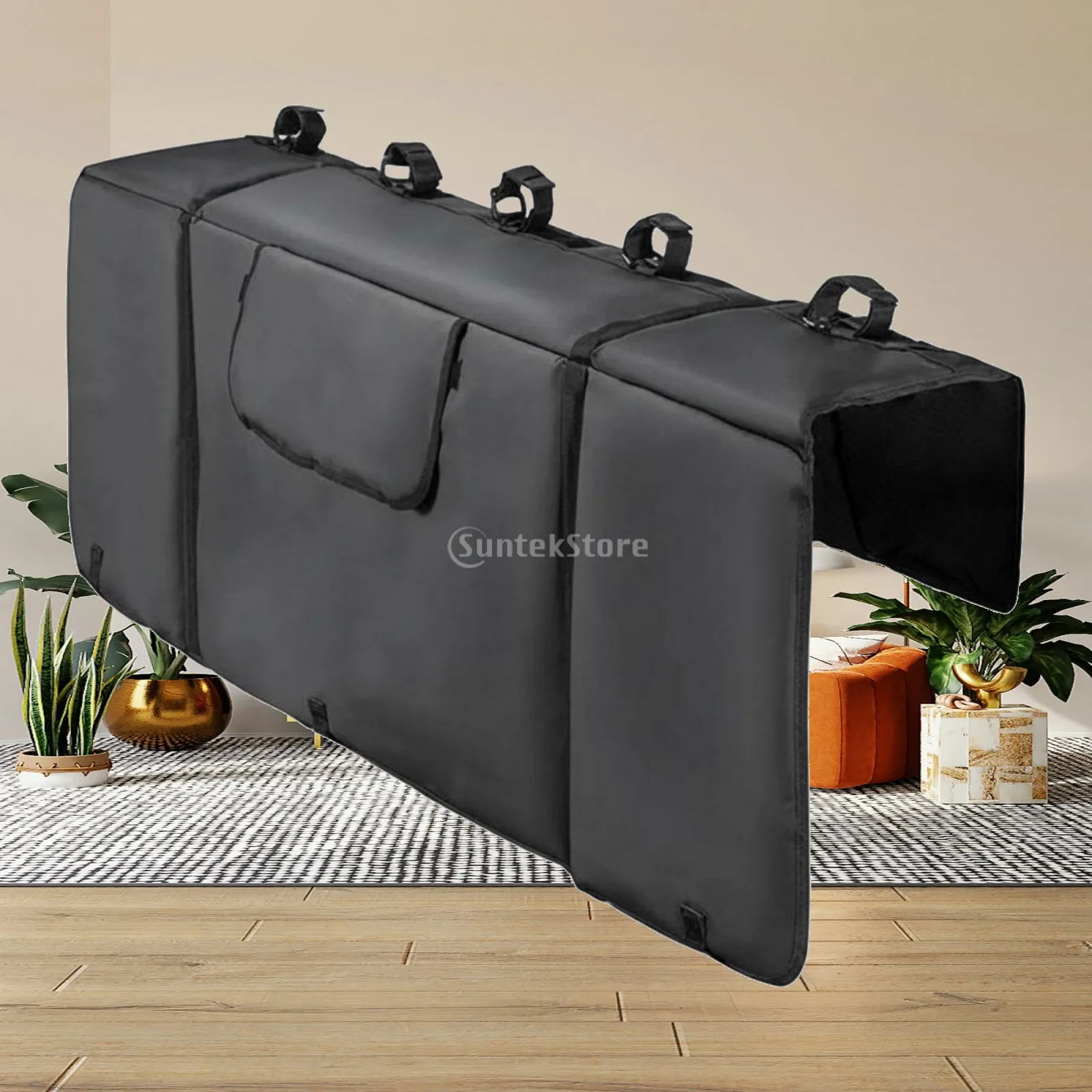 Truck Tailgate Bicycle Carrier Pad Five Bike Compatible Cycling Storage Rack for Pickup Truck Rear Protection