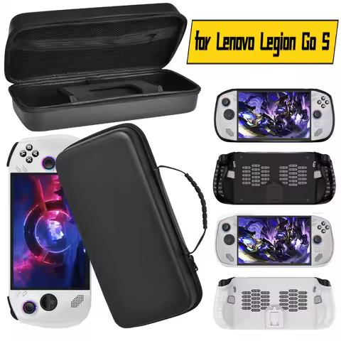 EVA Hard Carrying Case Bag for Lenovo Legion Go S Handheld Game Console Shockproof Travel Carrying Bag Anti-Drop Protective Case