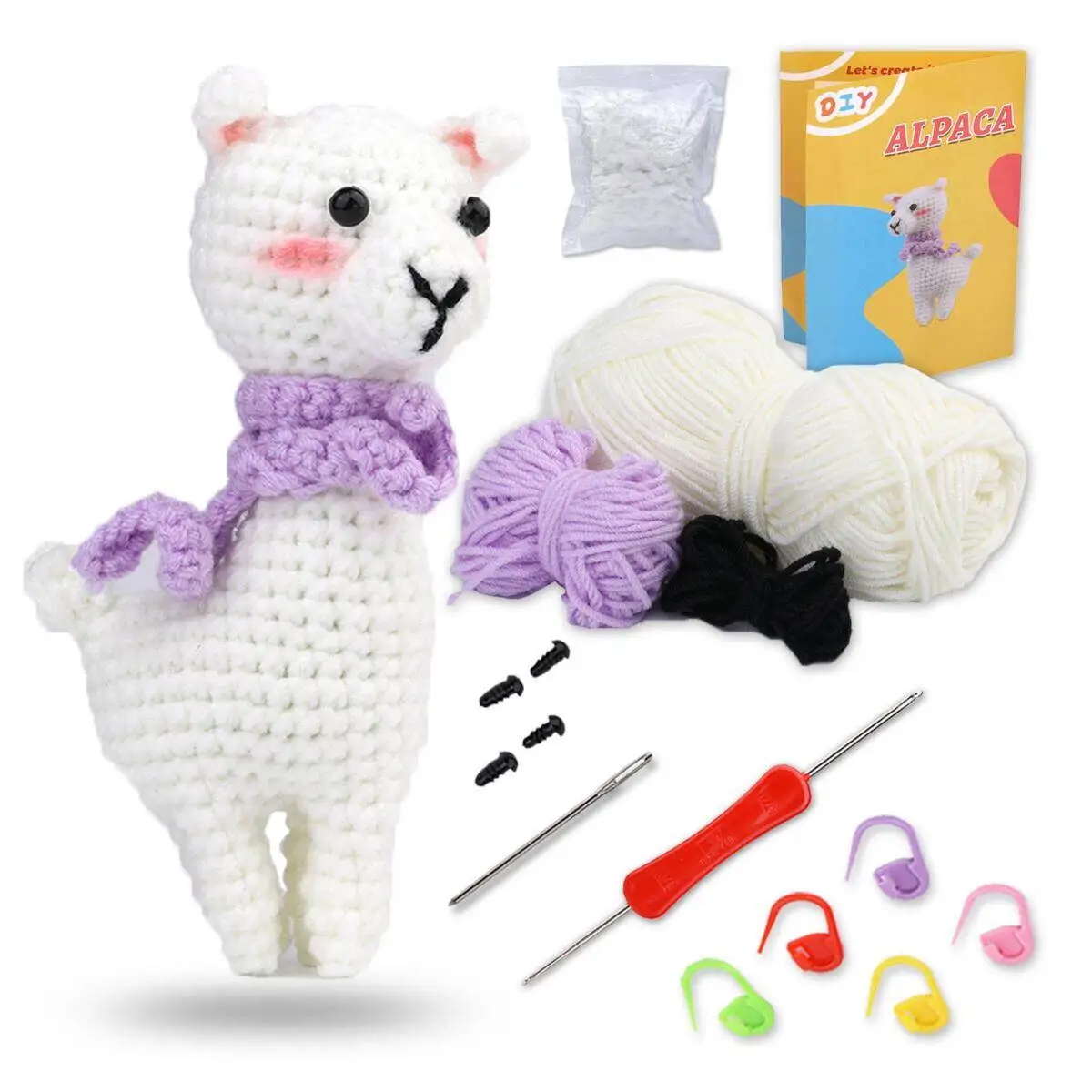 Sheep Crochet Kit Cute Animal Crochet Kit Set Gifts For Friends Crochet Kit For Beginners Crochet Kit For Craft Lovers