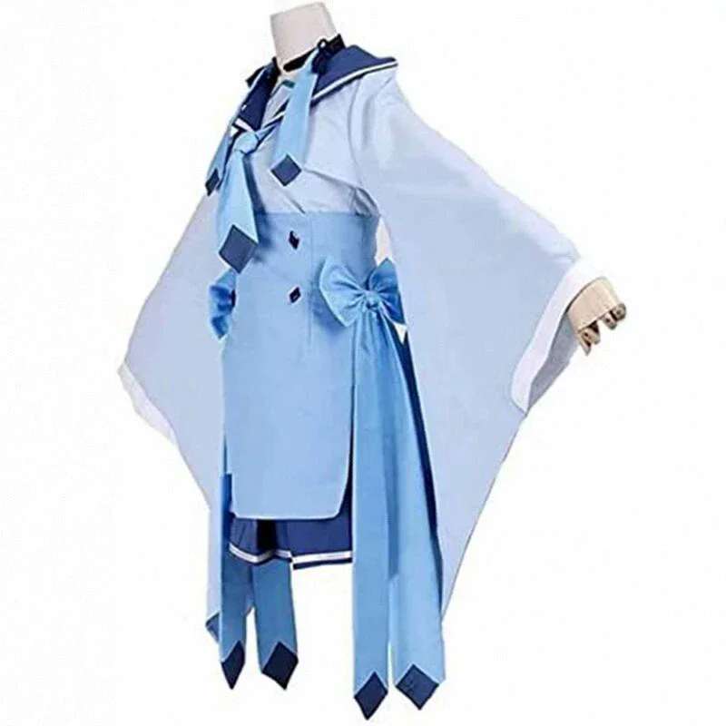 

Glaceon Kimono Cosplay Costume | Full Set with Ears & Tail for Halloween Christmas Party 2026