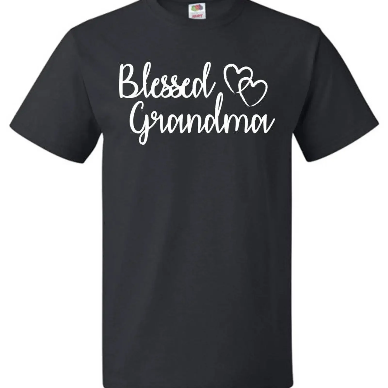 Blessed Grandma Cute Heart T shirt Mother's Day for New Nana Casual  Tops OS698 vintage Washed Breathable designer clothes