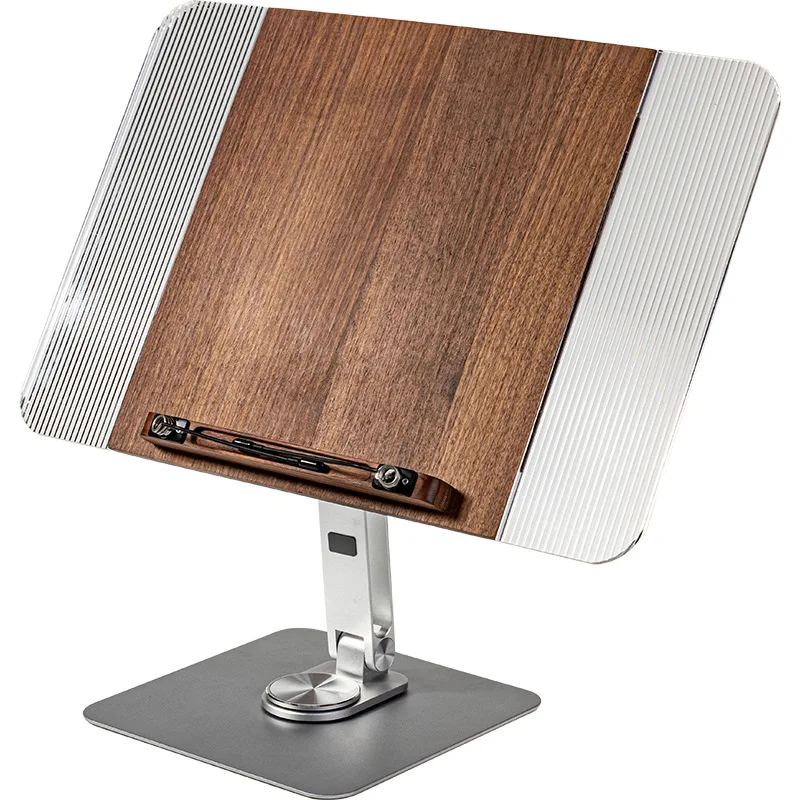 

Solid wood bookshelf, desktop reading shelf, reading and reading books, artifact bookholder can lift and rotate picture books