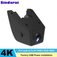 4K HD 2160P Plug and Play Car DVR Wifi Video Recorder Dual Lens Dash Cam For Lynk & Co 01 PHEV 2018 2019 2020 2021 2022 2023