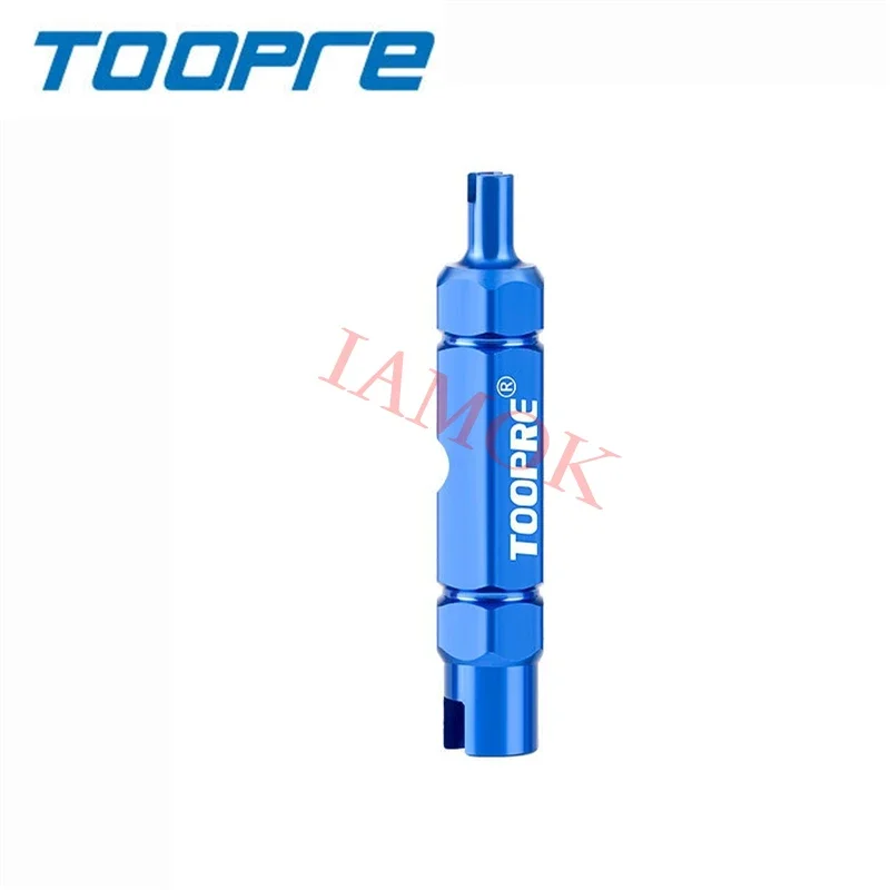 

TOOPRE Bike 8.2g Colour 3 in 1 Valve Disassembly Tool Aluminium Alloy Iamok Bicycle Ultra Light Valves Wrench