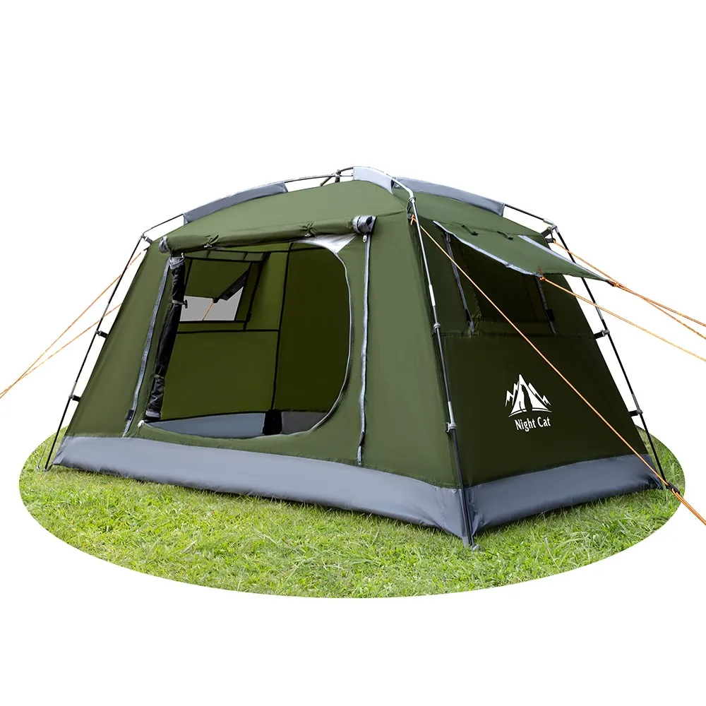 Night Cat Backpacking Tent for Camping: Portable 1-2 Person Hiking Waterproof Tent Quick Setup and Compact for Outdoor Festivals
