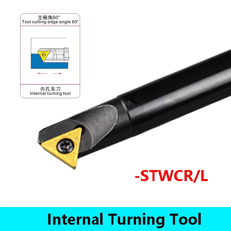 LIHAOPING S08K S10K S12M S16Q S20R STWCR11 STWCR09 STWCR16 Lathe Tool Holder Internal Boring Bar Insert CNC STWCR Turning Cutter