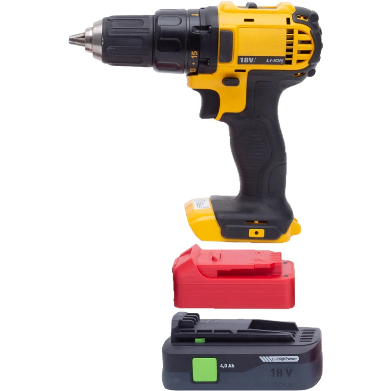 Batterie adapter für Dewalt 18/20V Li-Ionen-Werkzeuge Konverter zu Festool Airstream 18V Li-Ionen-Batterie adapter Elektro werkzeug Zubehör