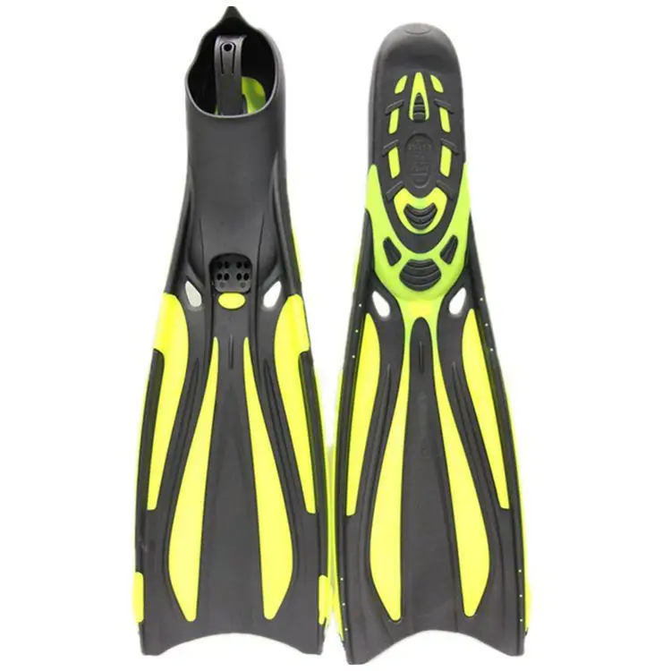 

Professional foot set diving long flippers duck webbed swimming snorkeling Sanbao frog shoes adults