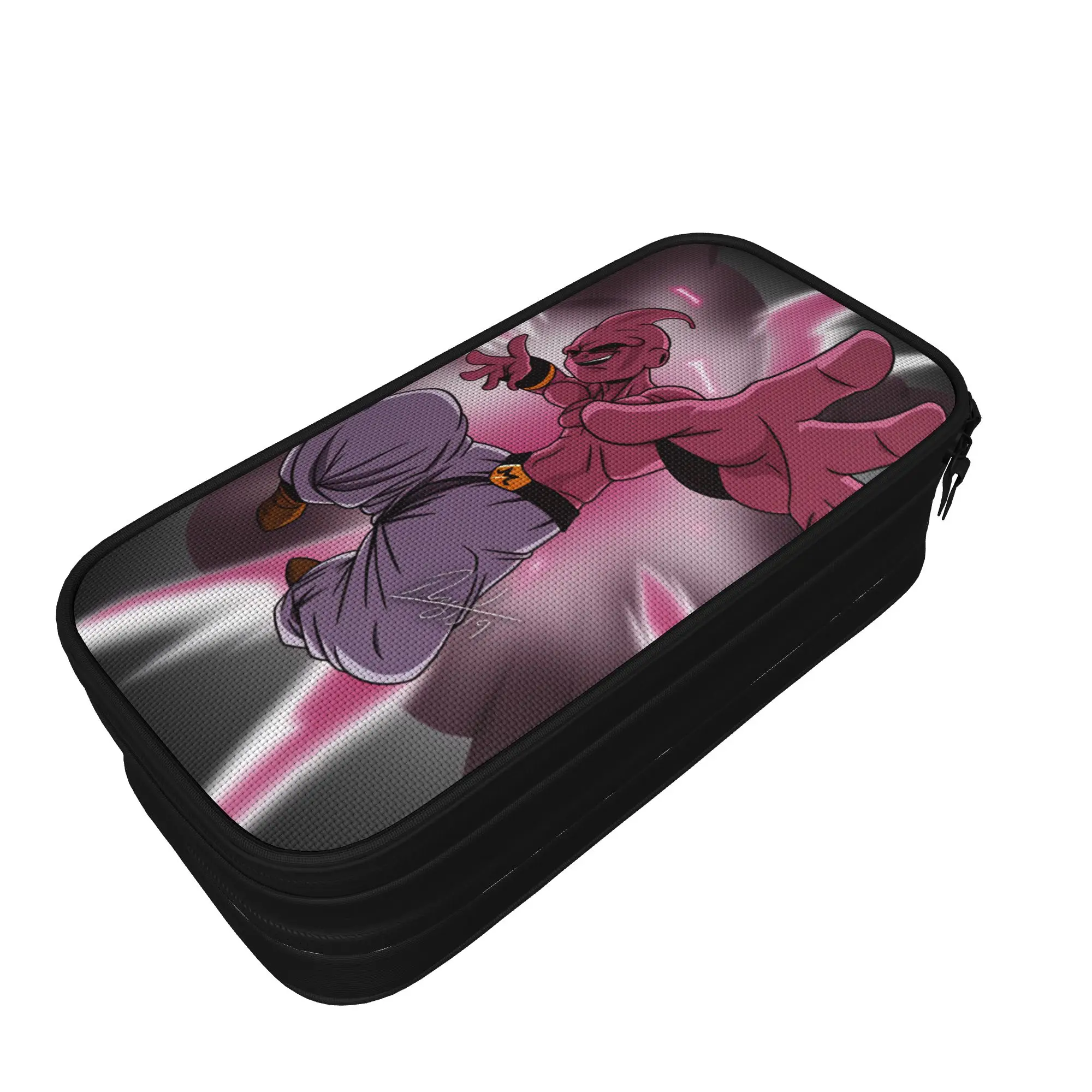 Pinks Monster  Pencil Case Dragon-Balls Students Retro Pencil Pouch Graphic Back To School Pencil Cases Supplies Gift Idea