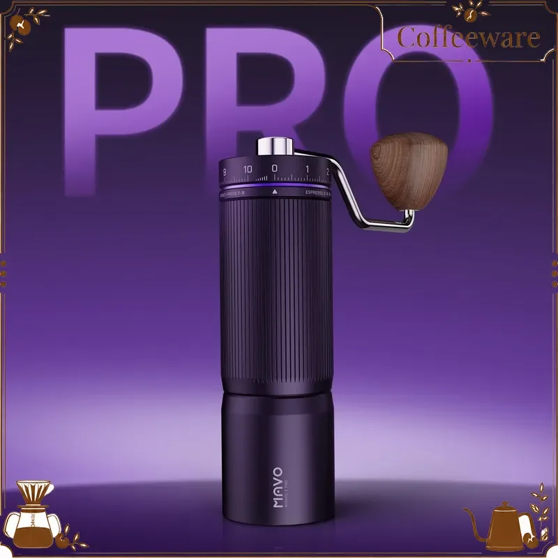 MAVO Wizard Z Pro Manual Coffee Grinder Stepless Adjustable Patented Volcano Cutter For Home Outdoor Camping Brewing Enthusiasts
