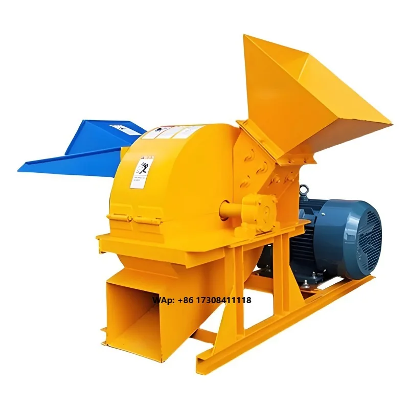 High Output Wood Crusher Machine Low Noise Wood Sawdust Machine for Biomass Pellet Line