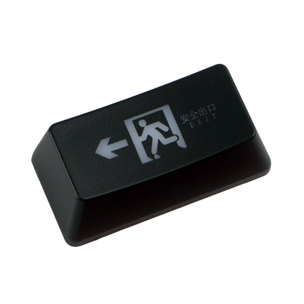 Backspace Keycap Teclado mecánico de computadora Keycaps Brilla a través de grabado Matte ABS Color Jet de aceite para juegos