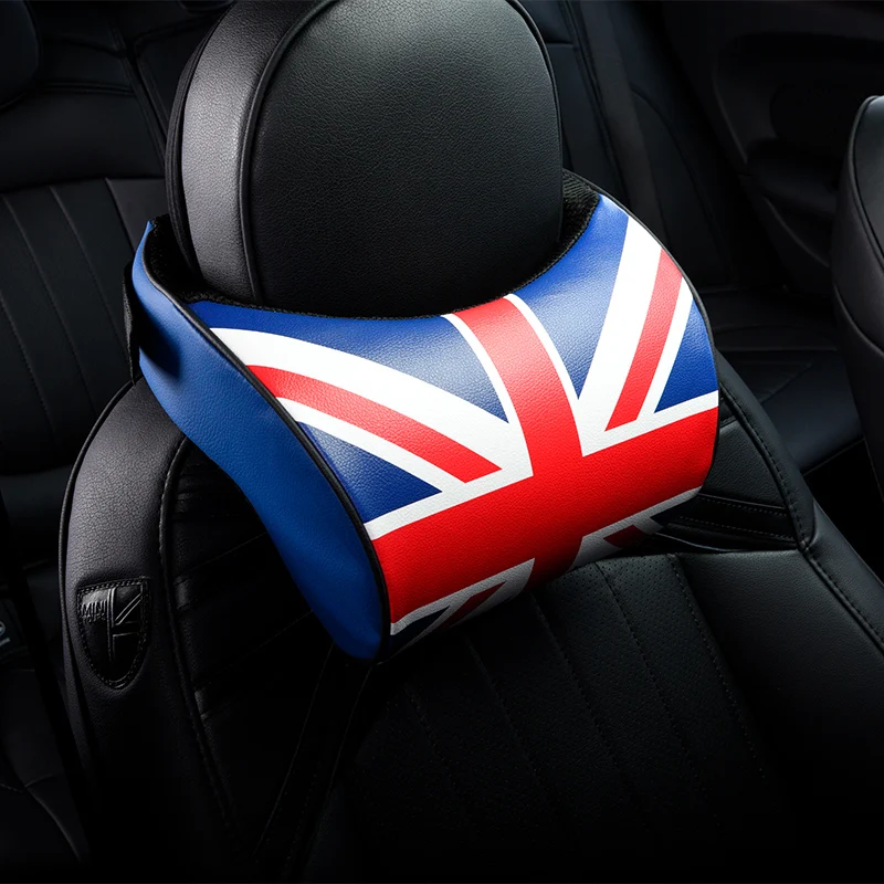 

For Mini Cooper Car Headrest Pillow Memory Foam Car Seat Head Support Neck Rest Cushion Relieve Fatigue Interior Accessories
