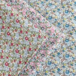 Berry Plants Flowers 100% Pure Fabric Cotton 40S Like Liberty Fabric Digital Printing For Sewing Cloth Dresses Skirt Kids Design