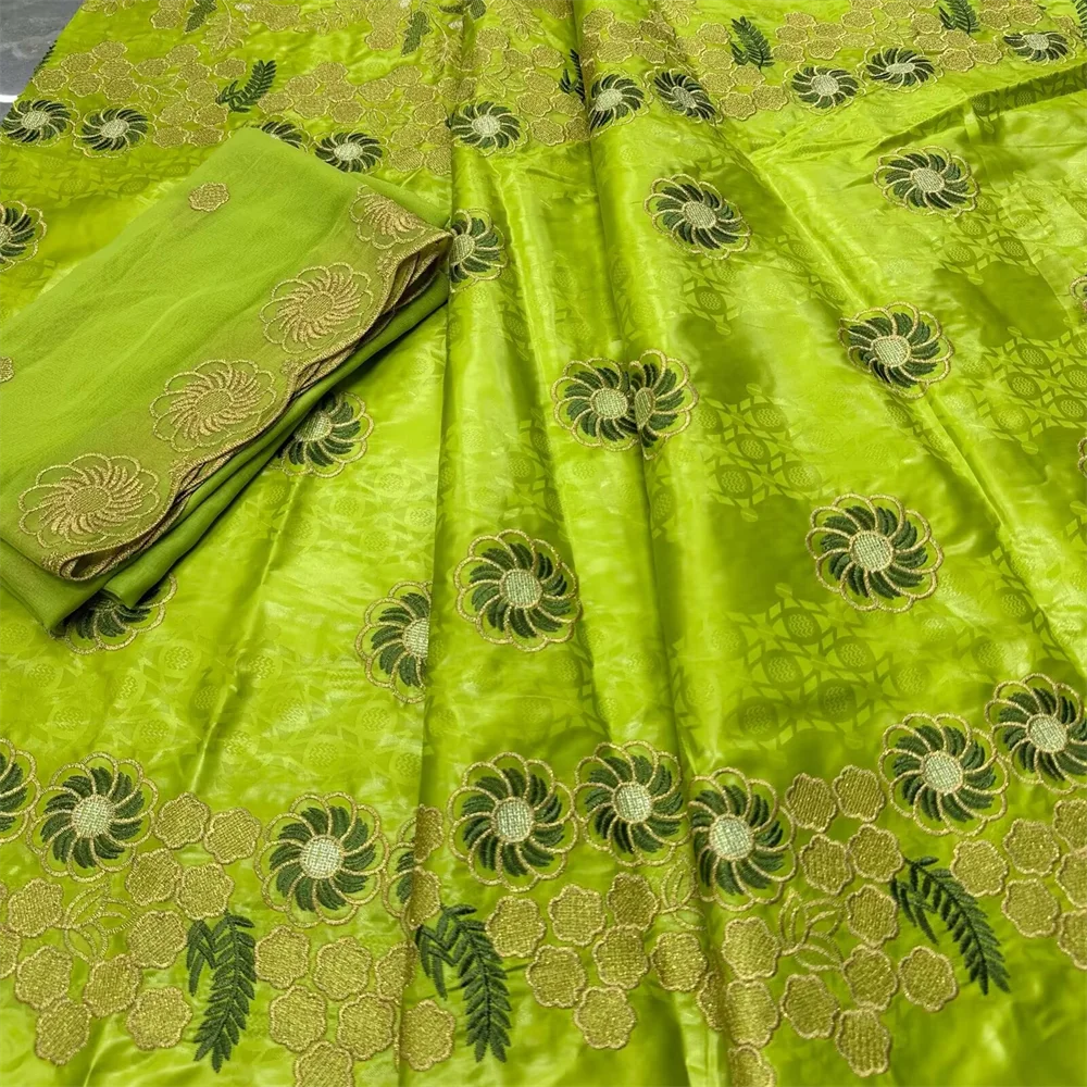 

Women 1.6M Wide Fragrance Bazin Riche Tissues African DIY Fabric High Quality Embroidery African Brocade Nigerian 5+2 Yards/Lot