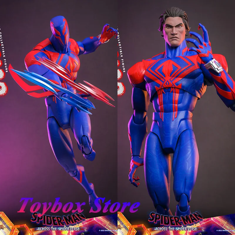 HOTTOYS HT MMS711 1/6 Spider-Man 2099 Action Figure Across the Spider-Verse Movie Super Hero Anime Delicate 12