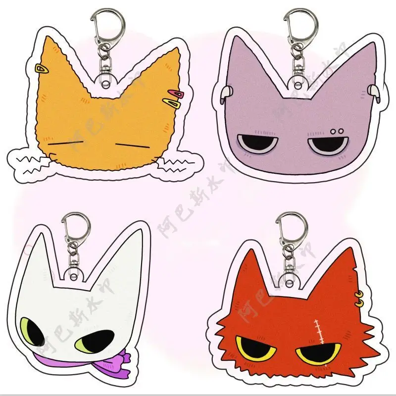 

Креативные милые аксессуары для фильмов Inside Out 2, подвеска на рюкзак, кошка Аватар, милый акриловый брелок для ключей, сумка, аксессуары, украшения, поставки