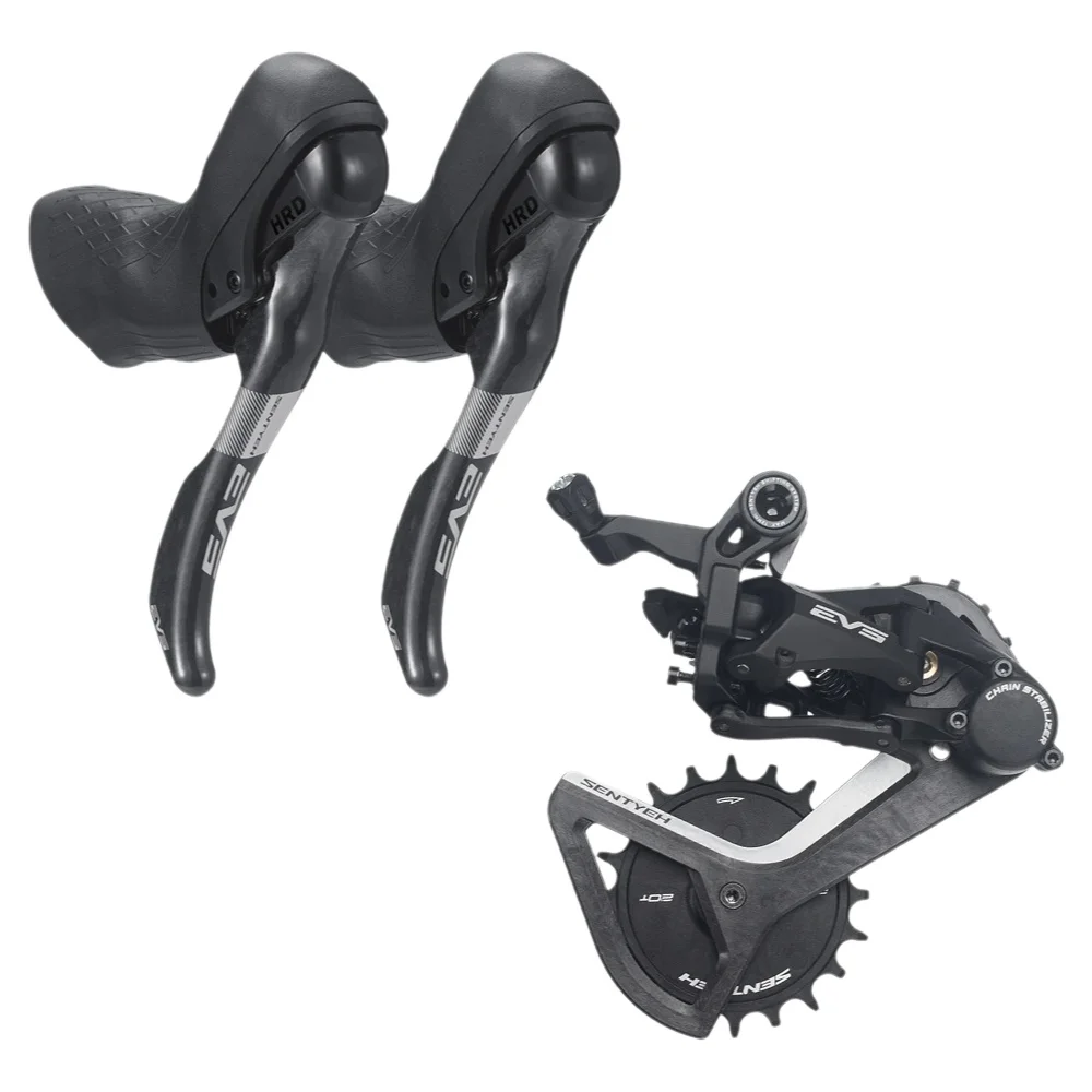 2026 Neue SENSAH G13 HRD Disc 1x13s Gravel-Bike Cyclo-Cross Hydraulische Scheibenbremsen-Gruppe, 13S Kassette+Kette+Kettenblatt
