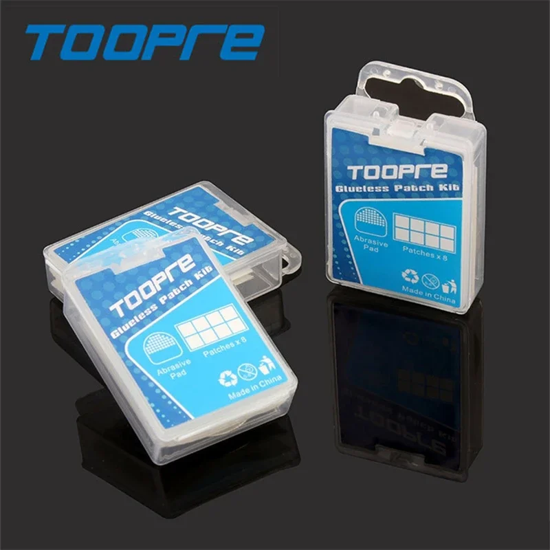 

TOOPRE Mountain Bike Transparent Glueless Patch Kit Rubber Tyre Patches 8g Iamok Bicycle Parts