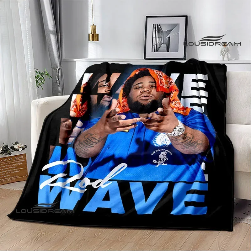 Rapper rod wave printed blanket Warm Flannel Blankets Soft and Comfortable blanket Home Travel Blanket bed linings Birthday Gift