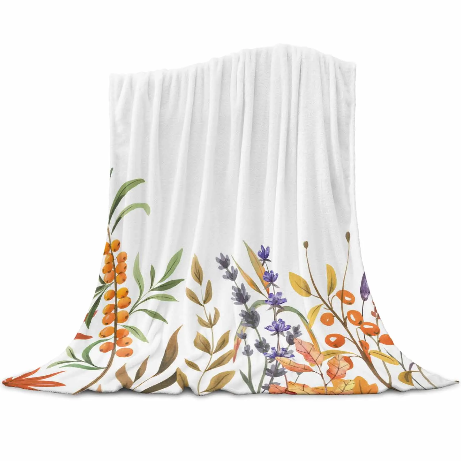 

Осенние пасторальные пледы для урожая растений, одеяла для дивана-кровати, зимние мягкие плюшевые теплые семейные друзья, праздничные подарки