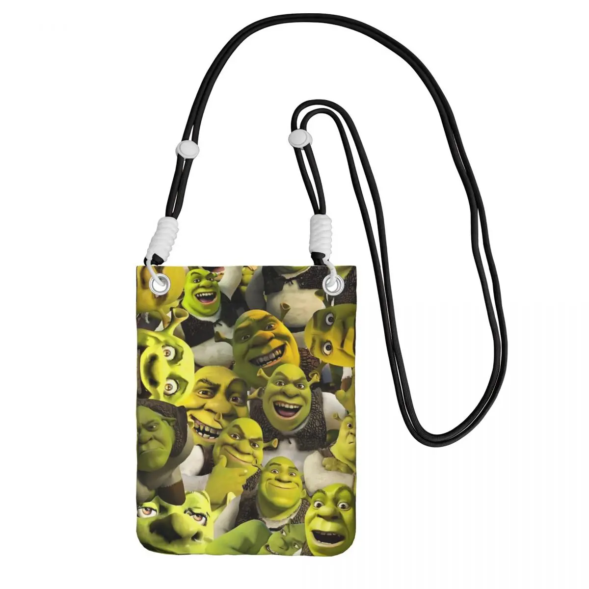 

Custom S-shreks Smart Phone Wallet With Strap Funny Cartoons Crossbody Bag Women Men Cycling Camping Mobile Phone Bag
