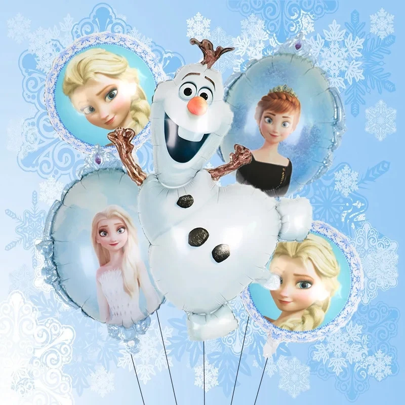 

Декоративный воздушный шар серии Снежная принцесса большой Олаф Disney день рождения