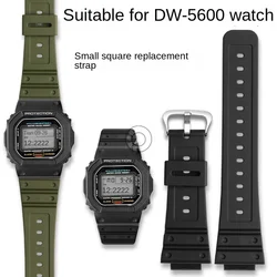 Resin silicone watch strap for Casio 3229 DW-5600BB LS SKE GW-B5600 GW-M5610 GW-5000 small block waterproof watch strap 16mm