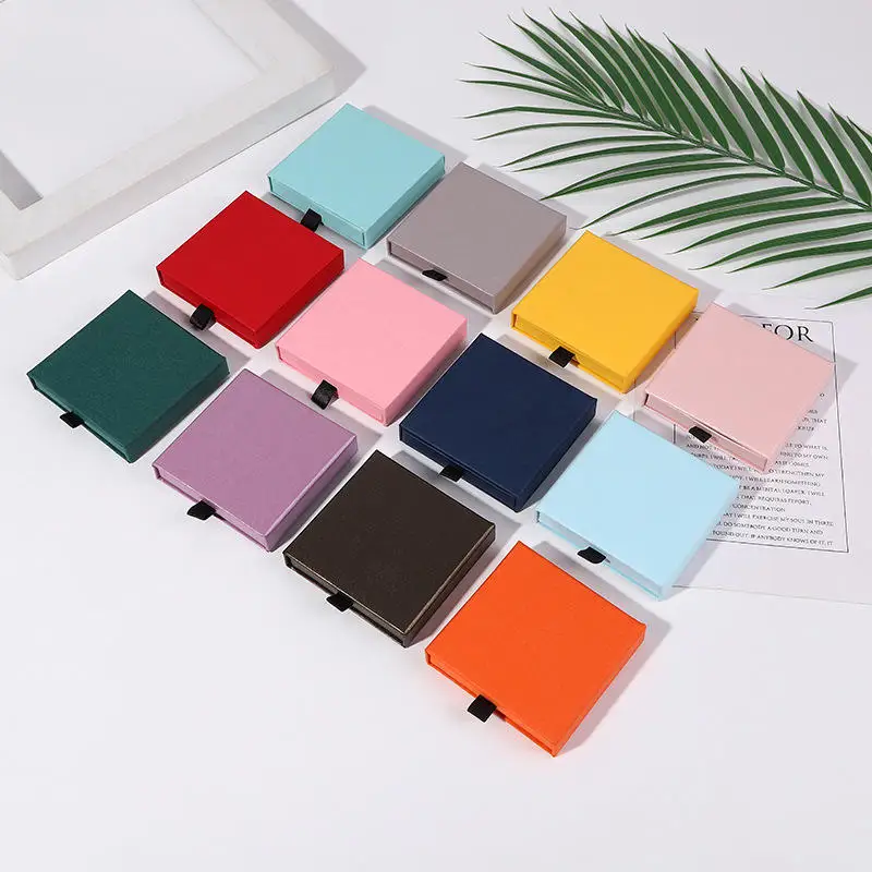 

Шкатулки для ювелирных изделий, упаковочная коробка для сережек, браслет, ящик для ювелирных изделий, маленькая бумажная сумка для хранения браслетов, изысканный ящик