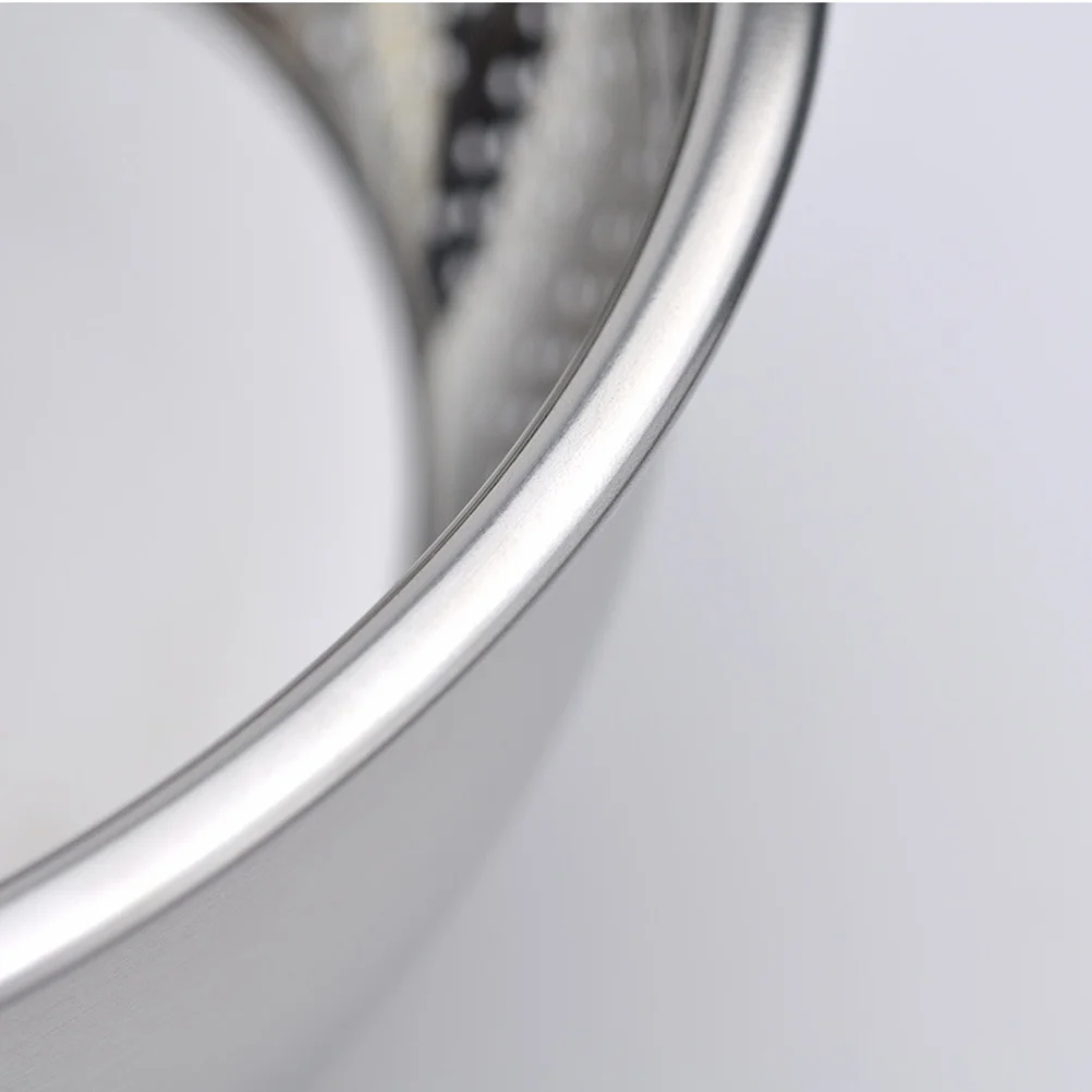 

Stainless Steel Rice Colander 304 Kitchen Strainer With Drain Holes Oblique Bottom Multi-Function Wash Sink Cooking Tool