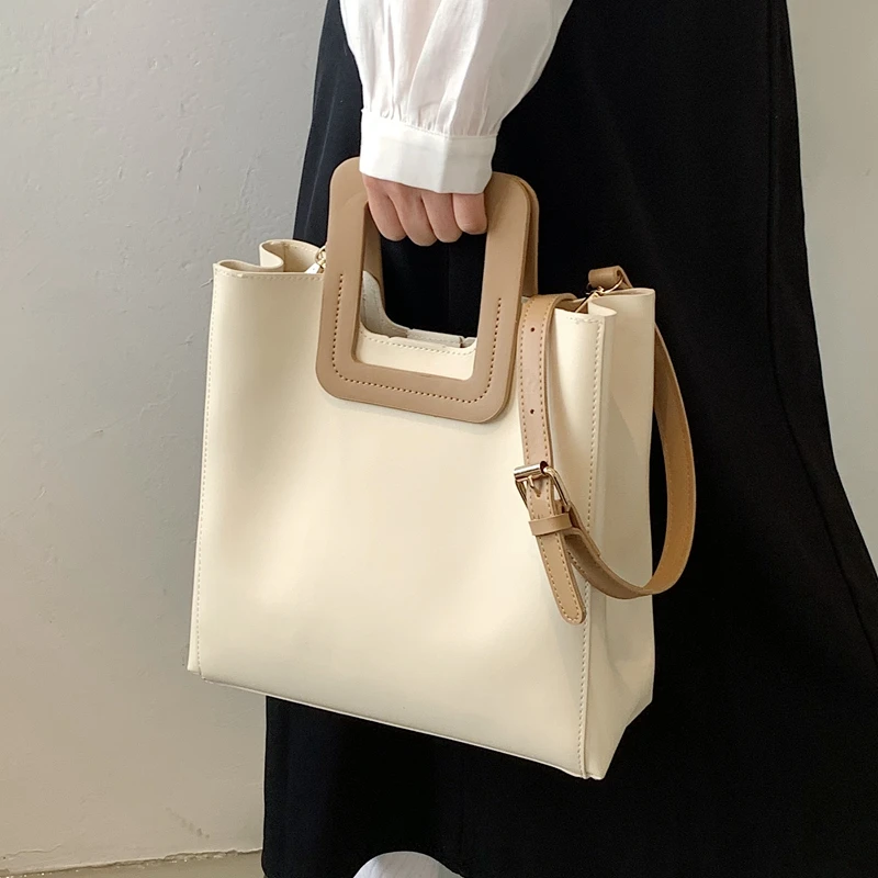

Large Capacity Women's Tote Bag 2022 New Vintage All-match Shoulder Messenger Bag Elegant Fashion Female HandbagsTrend