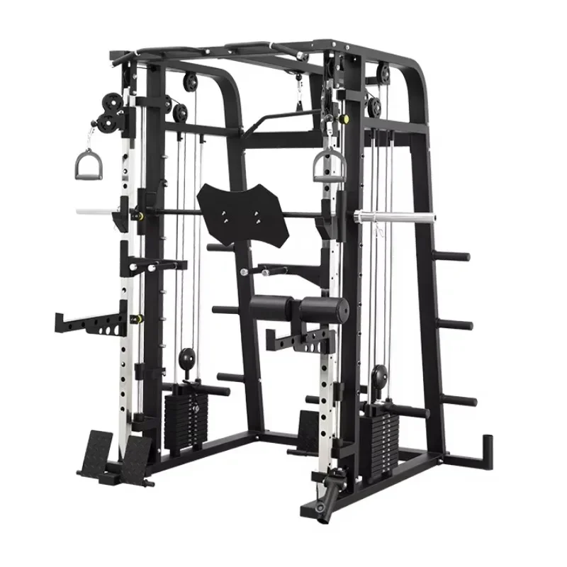 2026 Combined Power Rack Smith Machine Functional Trainer Home Gym Strength Equipment