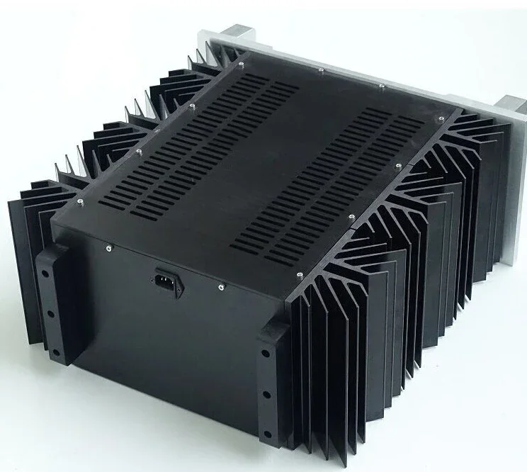 BRZHIFI BZ4923A Digital Power Stereo Class Hifi Channel Integrated Amplifier Chassis DIY Aluminum Audio Amp Enclosure Case