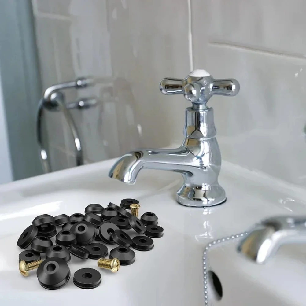 48pcs Faucet Sealing Gasket Set O-rings And Rubber Faucet Washers With Screws For Kitchen & Bathroom Leak Repair Tools 2026