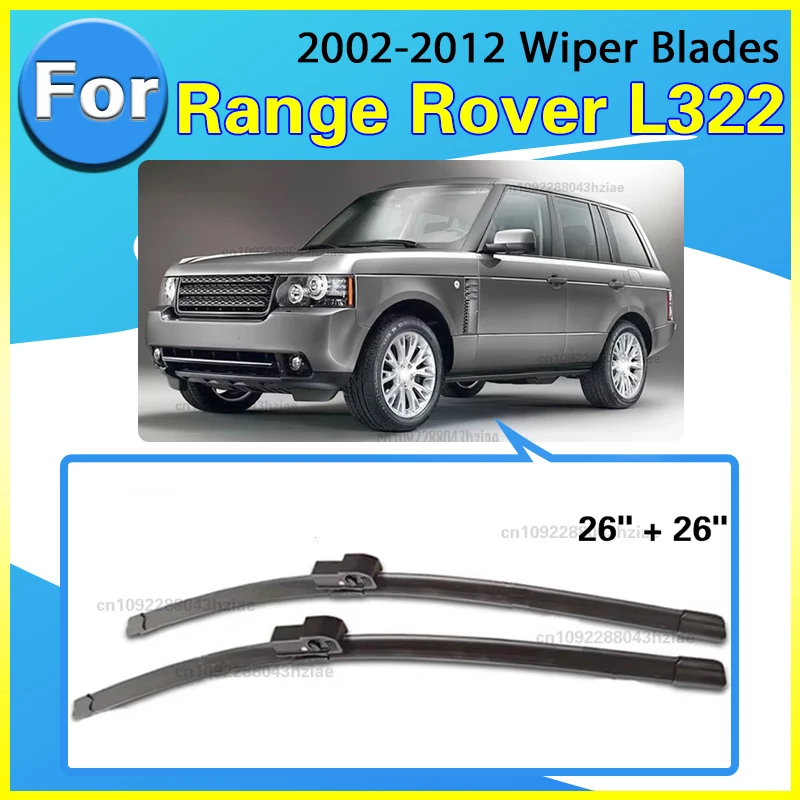 Scheibenwischer LHD & RHD Frontwischerblätter Set für Range Rover L322 Vogue HSE 2002–2012 Windschutzscheibe Windschutzscheibe Fenster