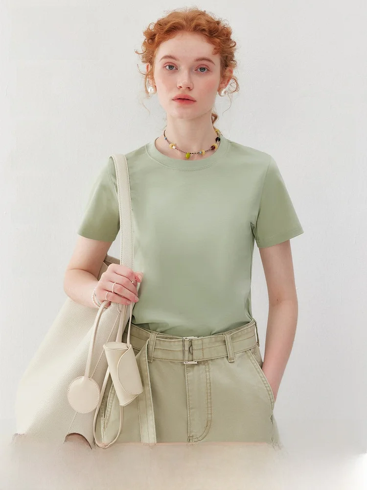 

Летний топ для женщин больших размеров, свободного кроя, из эластичного шелкового хлопка, удобный и дышащий.