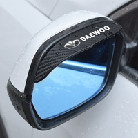 2Pc Car Rainproof Clear Rearview For daewoo Adventra Aveo Damas Evanda Gentra Kalos LABO Lacetti Lanos LUBLIN Matiz Nexia Nubira