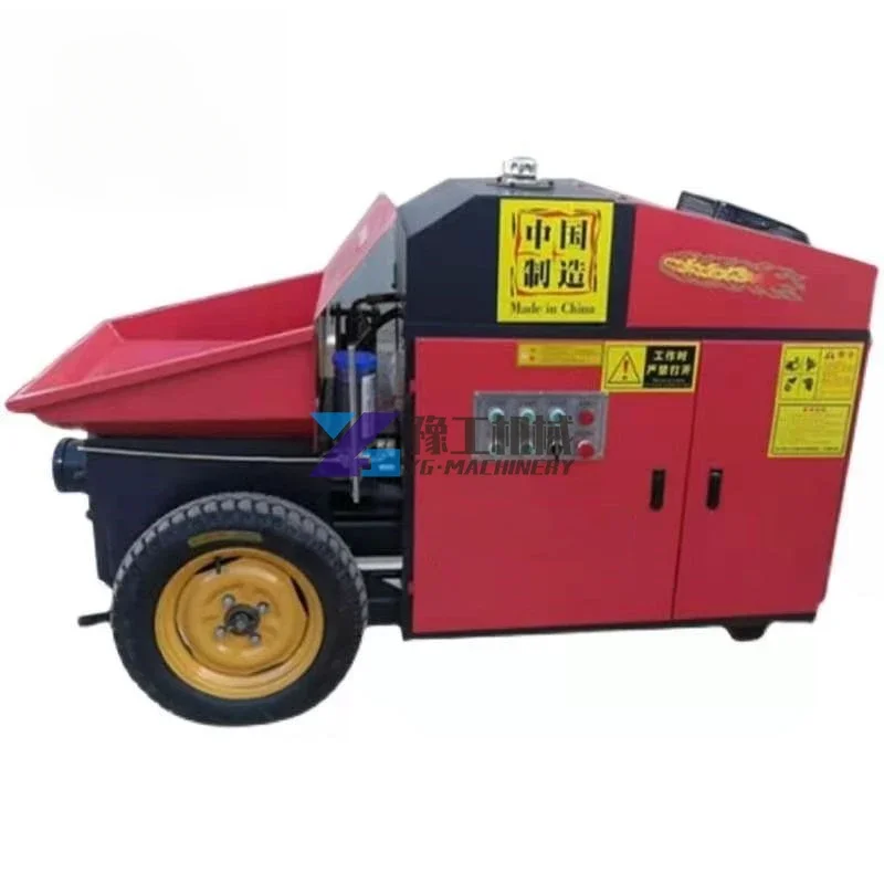 Diesel Pumping Concrete Pouring Floor Concrete Column Concrete Pump