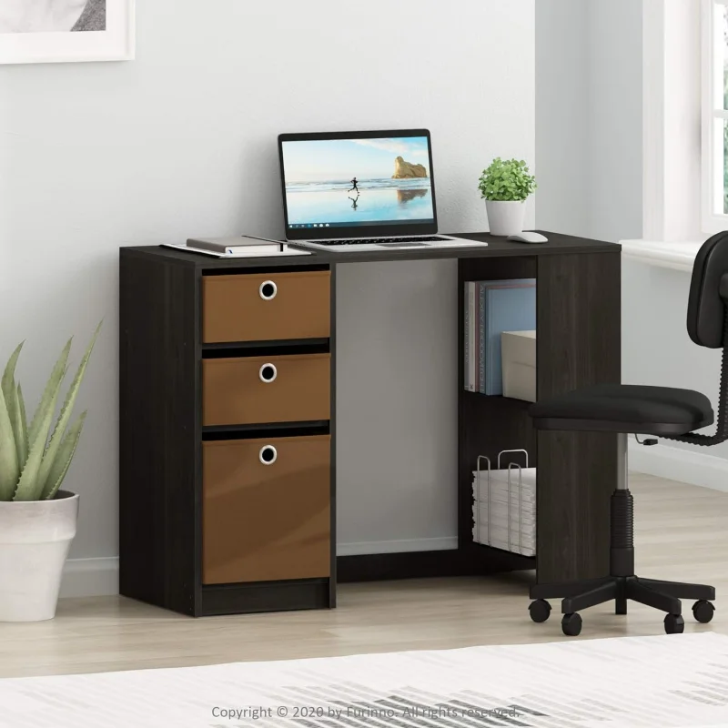 Computer Study Writing Desk, Espresso, Model:15110EXBR