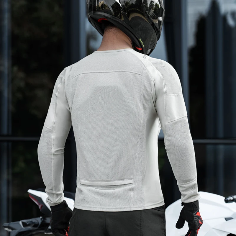 

Breathable Mesh Motorcycle Soft Armor Summer Motorcycle Jacket Men's Anti-drop Quick-drying Armor Jacket CE Certification