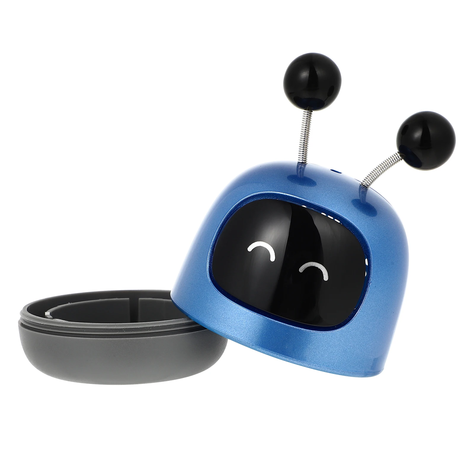 

Car Air Freshener Diffuser Robot ABS Iron Small Size Gentle Aroma Even Diffusion Easy Installation Adhesive No Traces Car Decor