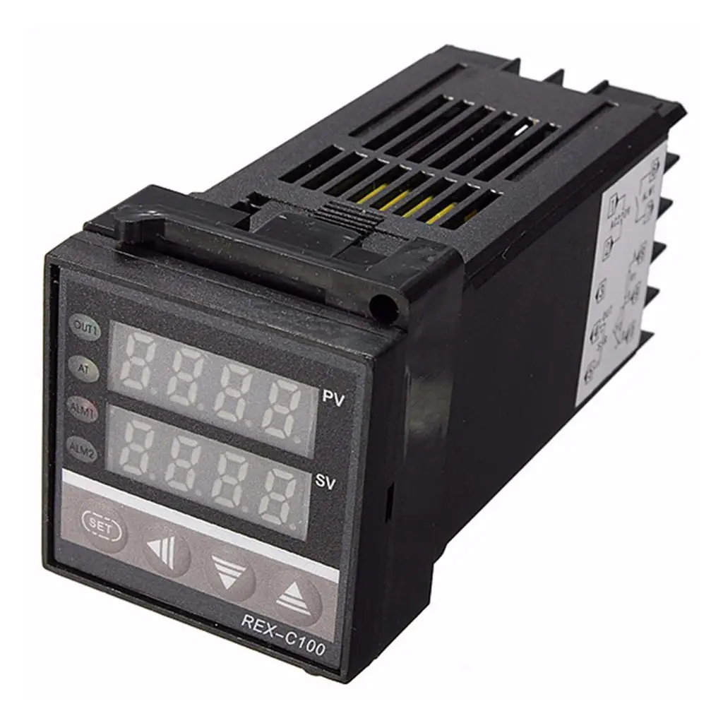 

Digital LCD Temperature Controller Set with Probe Cable Alloy Case for Home Brewing and Laboratory Use