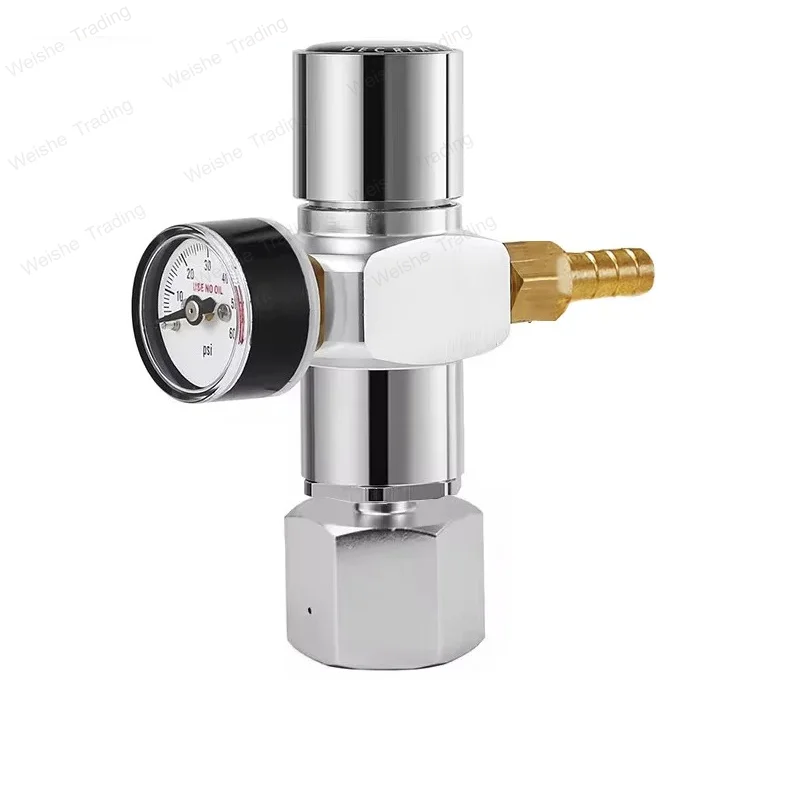 

Зарядное устройство 2-в-1 с адаптером для баллона TR21*4 Co2, мини-регулятор Co2 0-60 фунтов на кв. дюйм для картриджа Co2