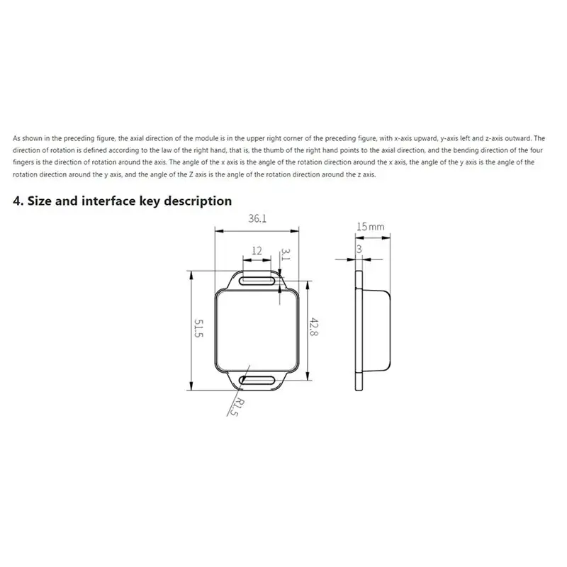 A33Z-9-Axis Wifi Attitude Sensor Accelerometer Gyroscope Attitude Angle Magnetic Field Tilt Measurement WT901-Wifi