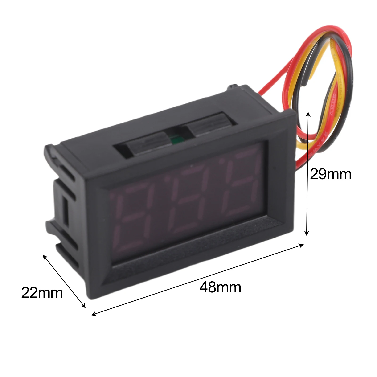 For Cars Reverse Connection Protection LED Digital Voltmeter Length 20 Cm Voltage Measurement For E Bikes Allowable Error 1
